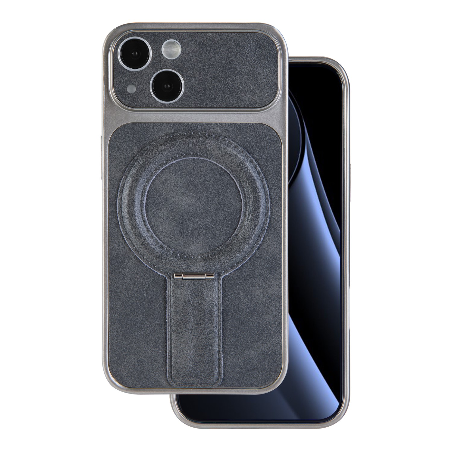 Luxgrip Mag suojakuori iPhone 15 6,1" harmaa