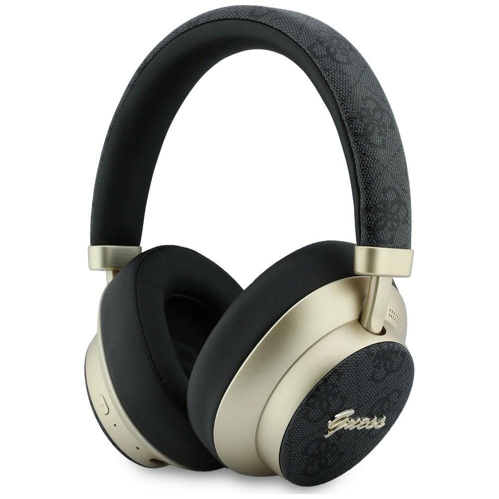 Wireless headphones Guess ENC 4G Gold Script Metal black