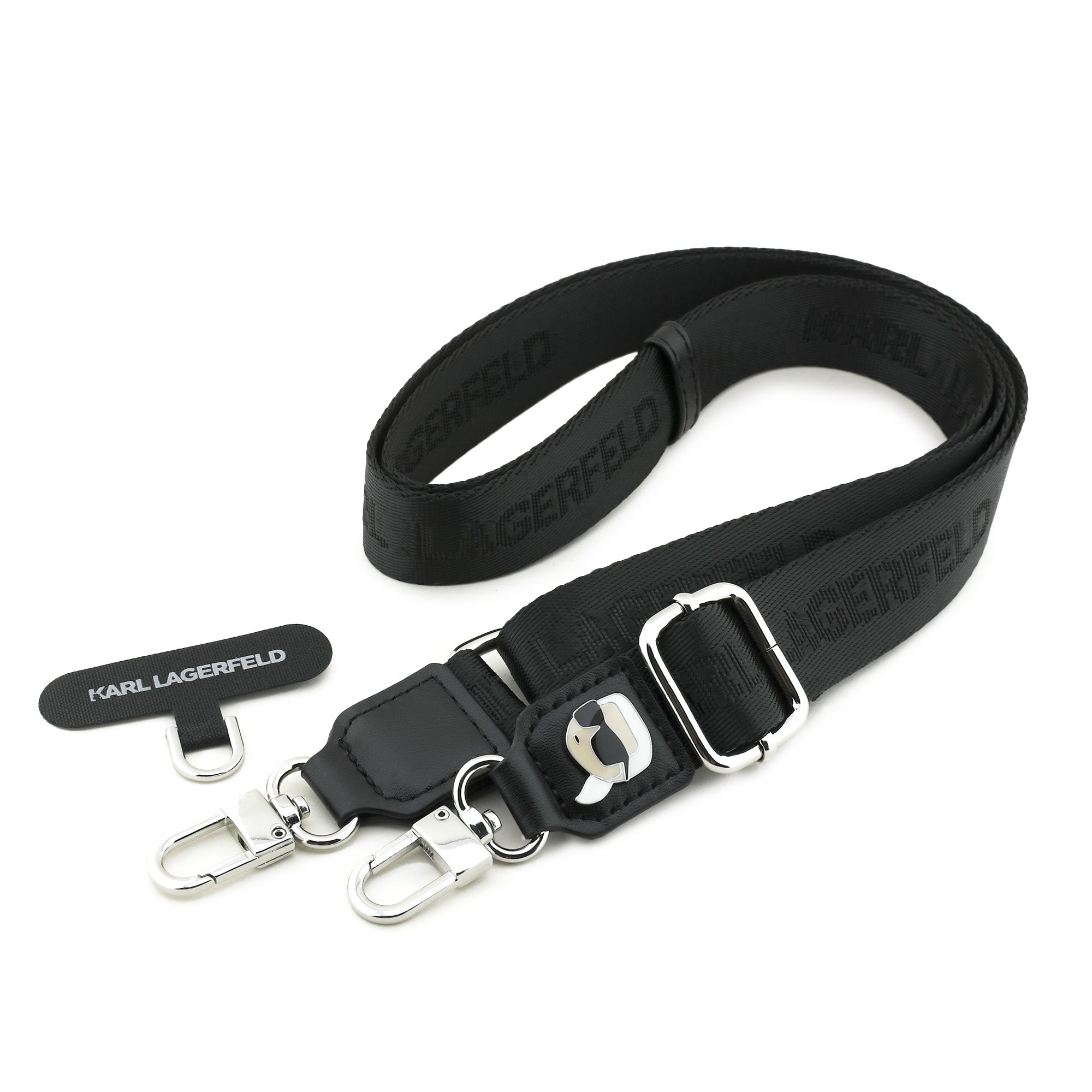 Karl Lagerfeld Universal Crossbody Strap Karl Patch black