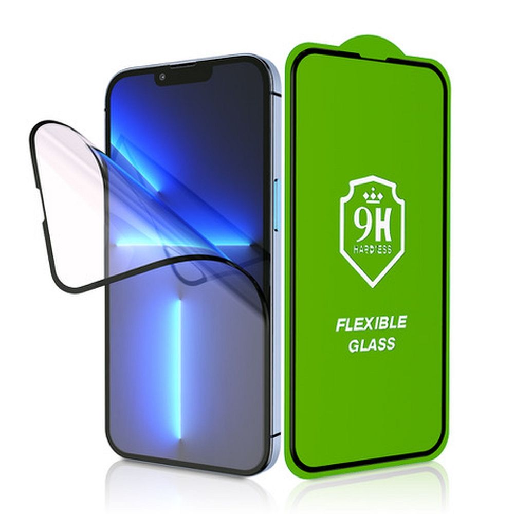 5D-täysliimattava hybridilasi Bestsuit Flexible Samsung S25 EDGE -puhelimelle, musta
