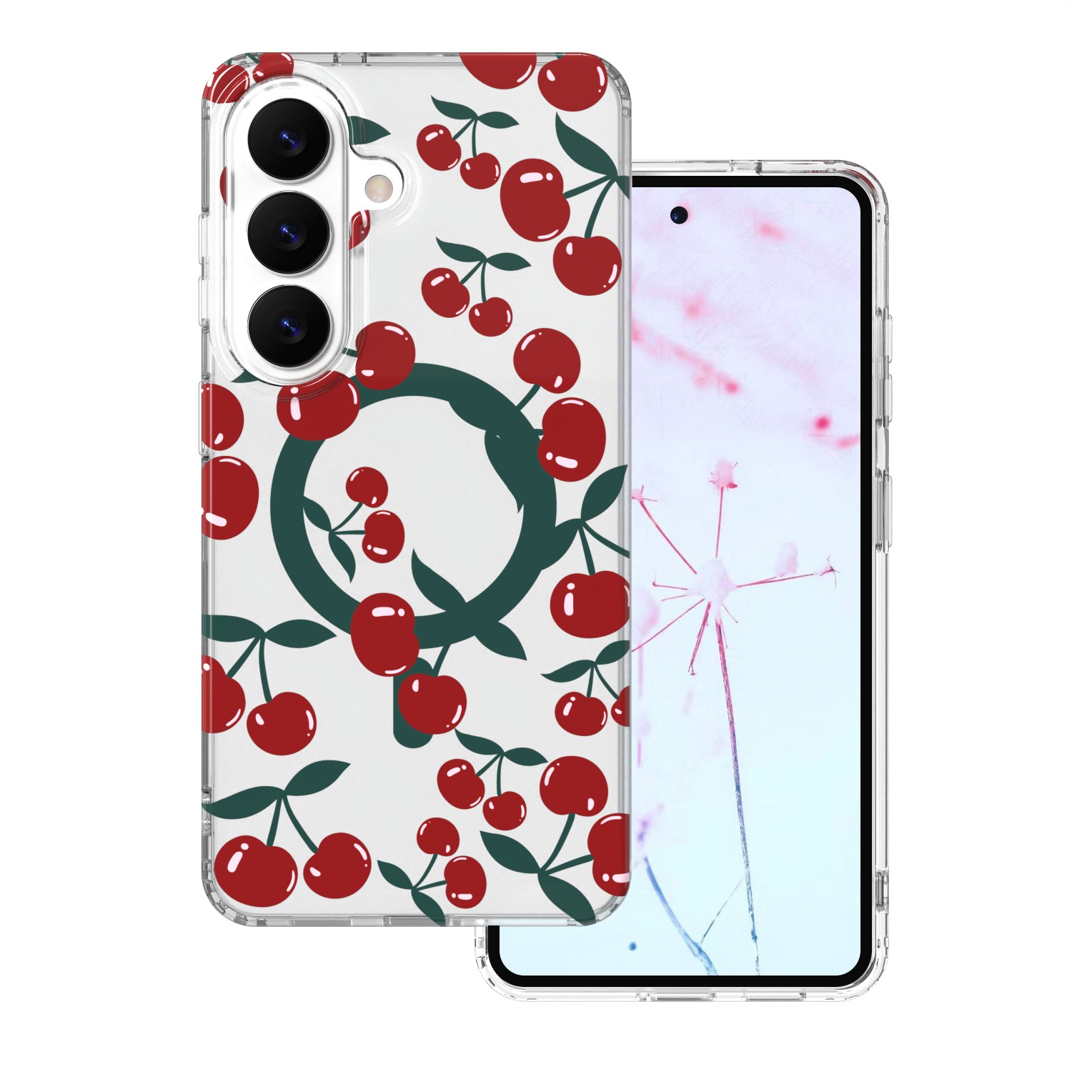 Cherry Mag suojakuori Samsung Galaxy S26 läpinäkyvä