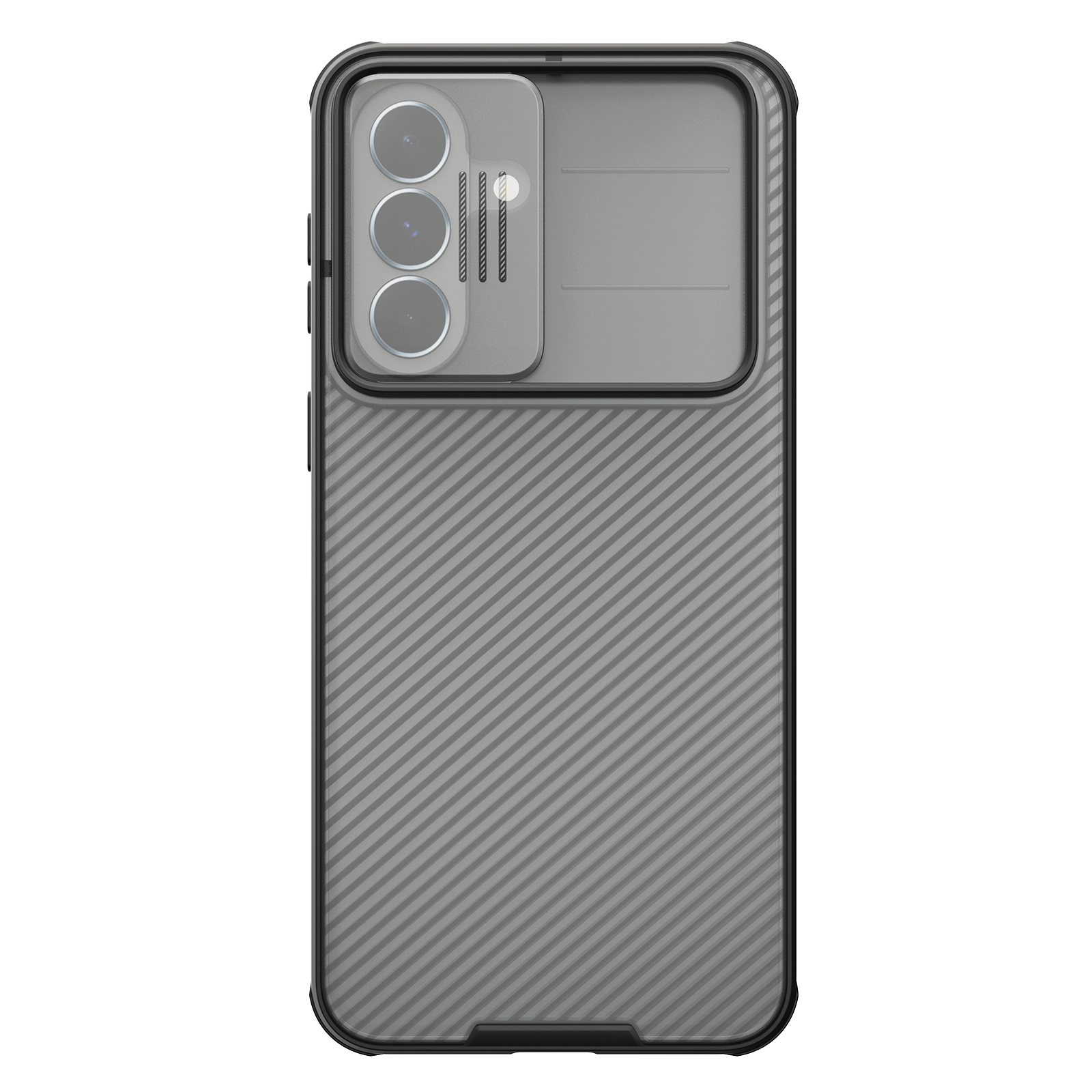 Nillkin CamShield Pro suojakuori Samsung Galaxy A37 5G läpinäkyvä musta