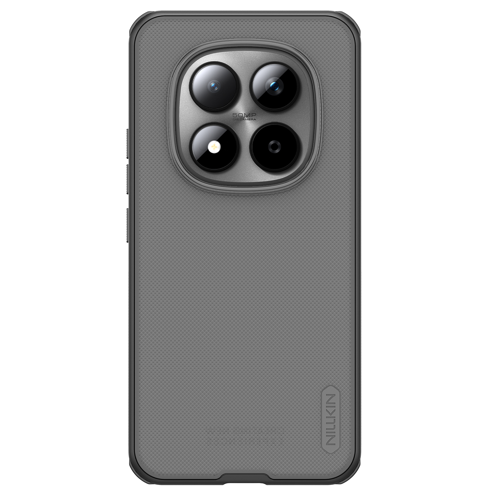 Nillkin Super Frosted Shield Pro suojakuori Xiaomi Redmi Note 15 Pro+ 5G/Poco M8 Pro 5G läpinäkyvä musta