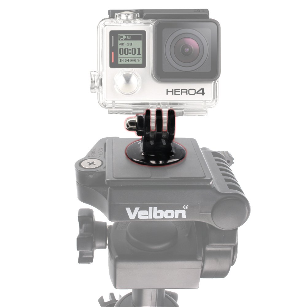 Urheilukameran kiinnike GoPro-jalustakiinnikkeellä - musta