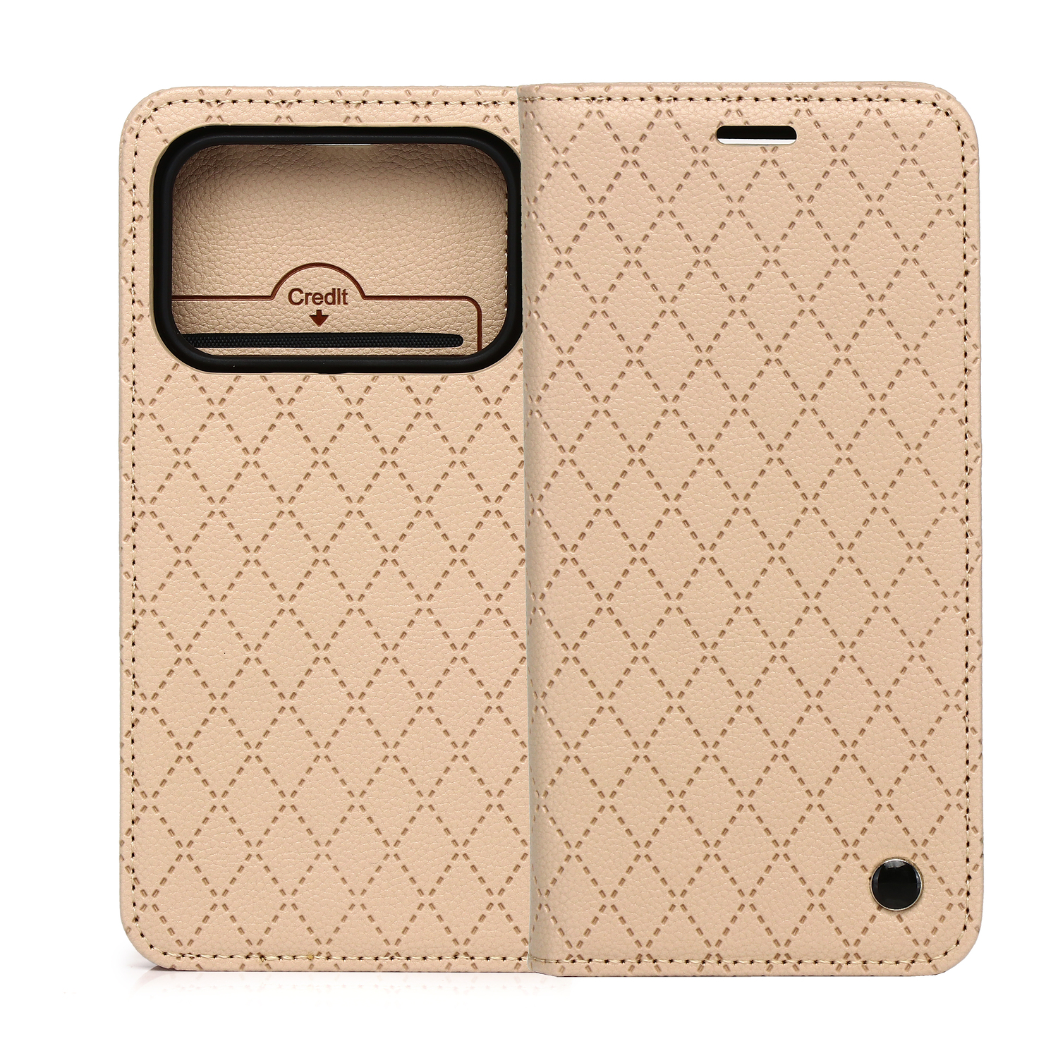 Smart Caro -suojakuori Honor 600 / Honor 600 Pro beige