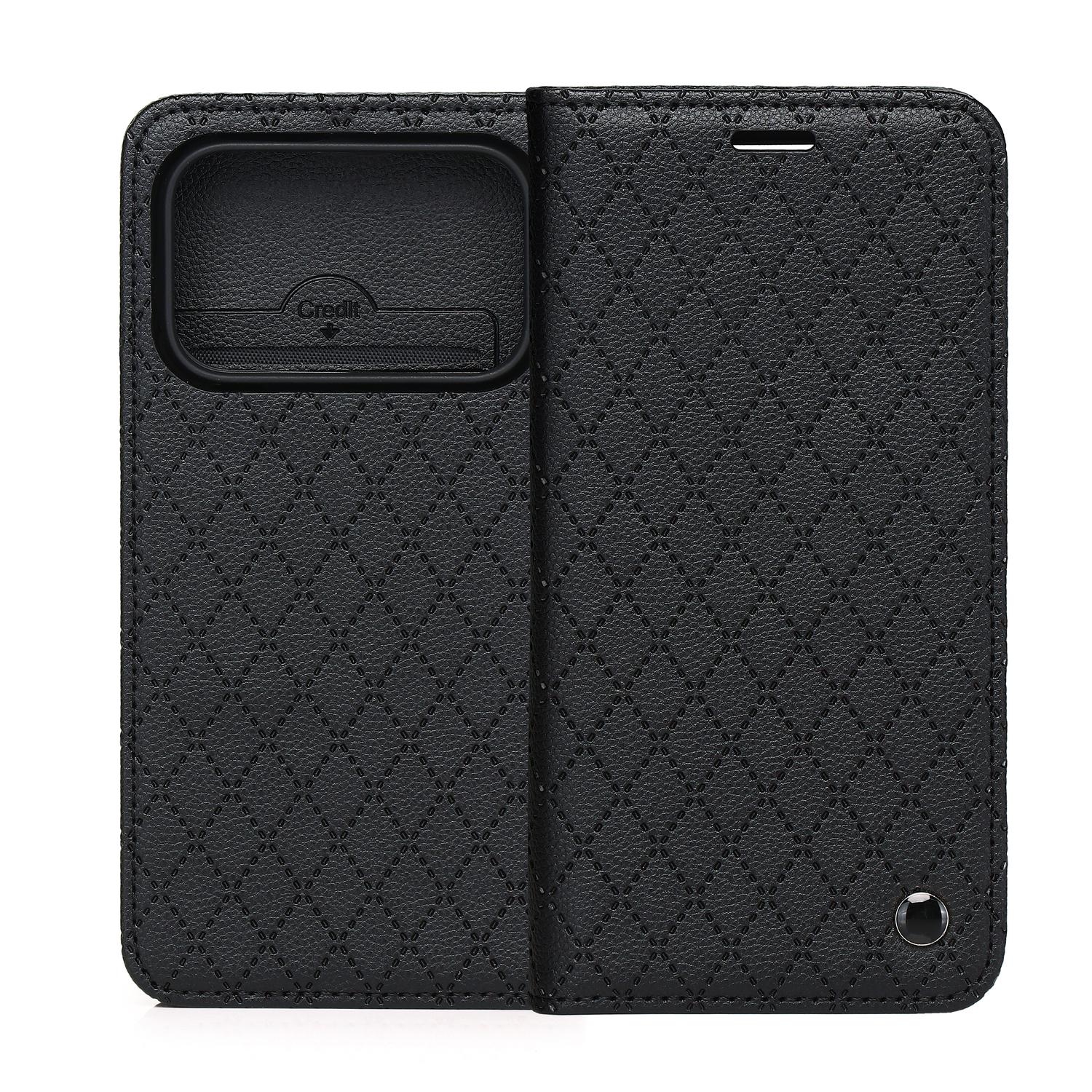 Smart Caro -suojakuori Honor 600 / Honor 600 Pro musta
