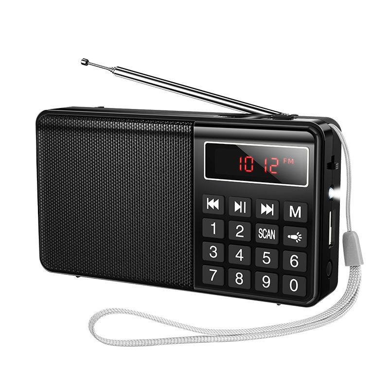 Kannettava radio Hoco HI50, musta