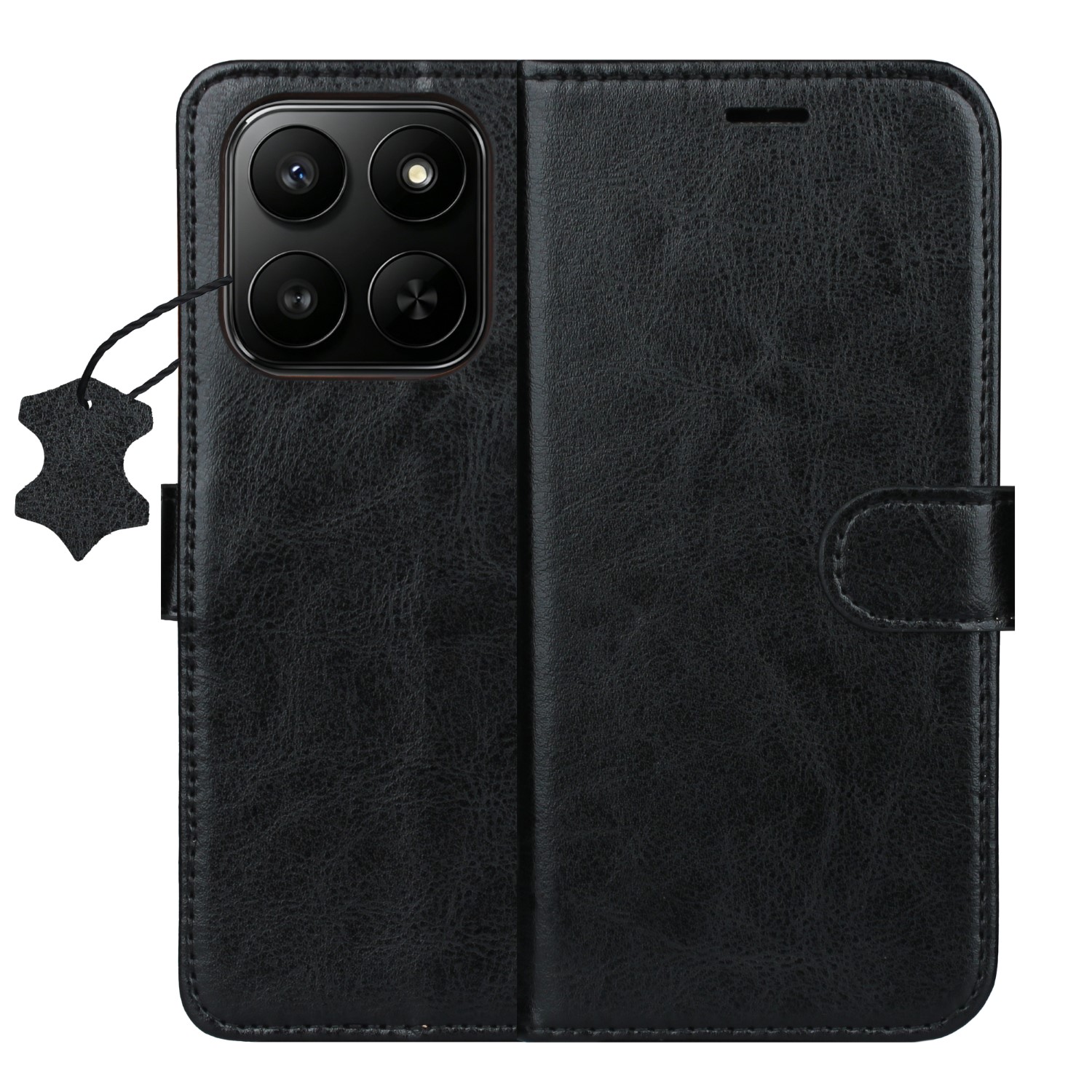 Smart Luxe nahkainen suojakuori Motorola Edge 70 Fusion musta