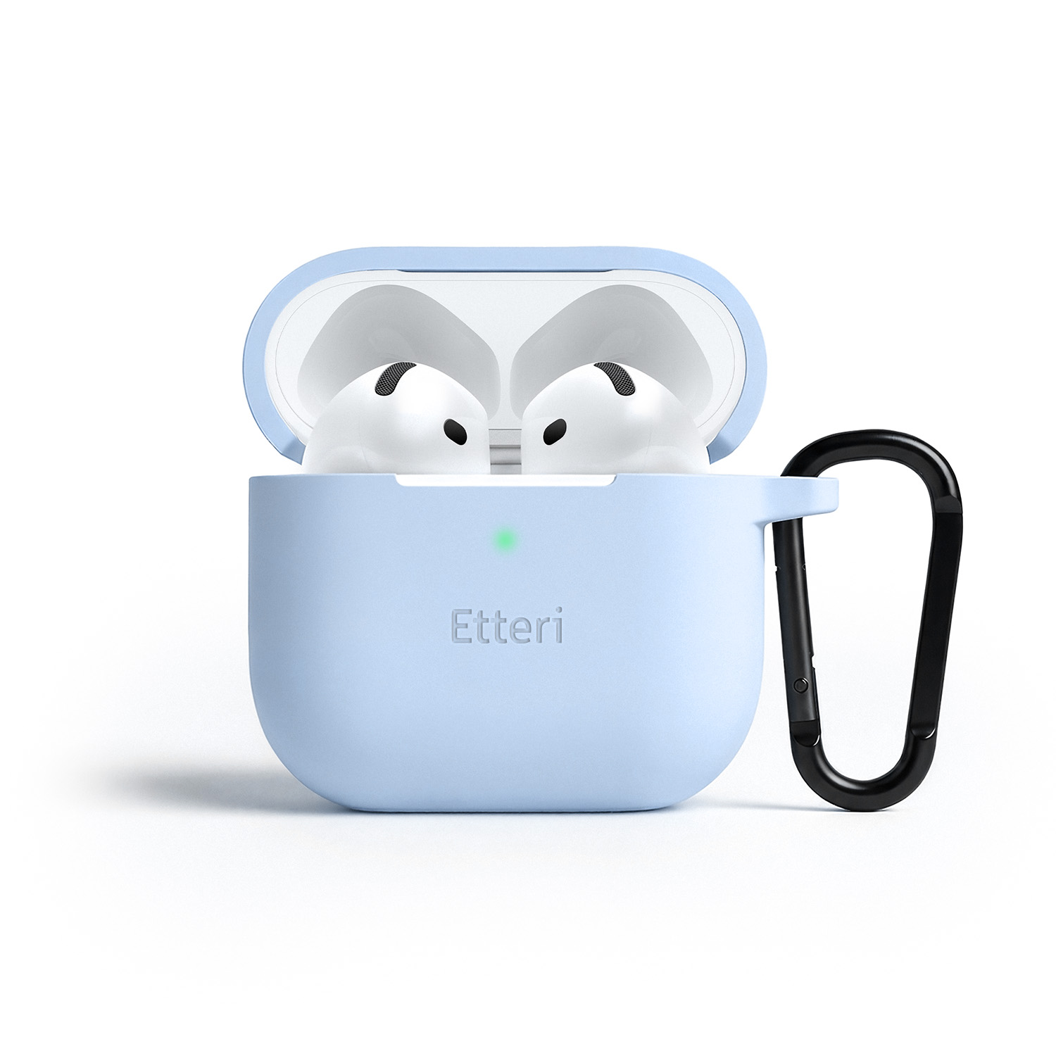 Etteri silikoninen suojakuori AirPods 4 vaaleansininen