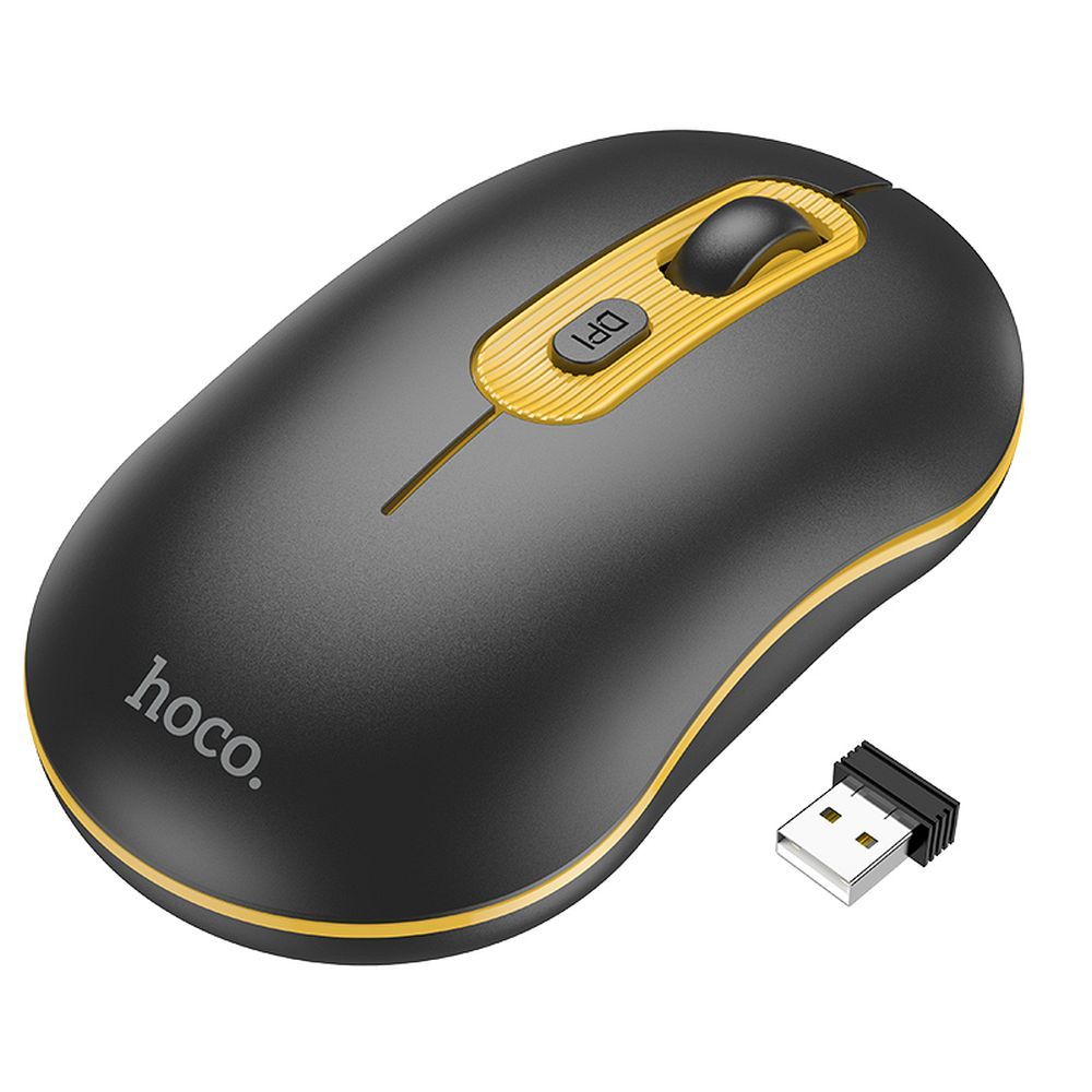 Langaton hiiri Hoco GM21, 2,4G, 1600 dpi, musta