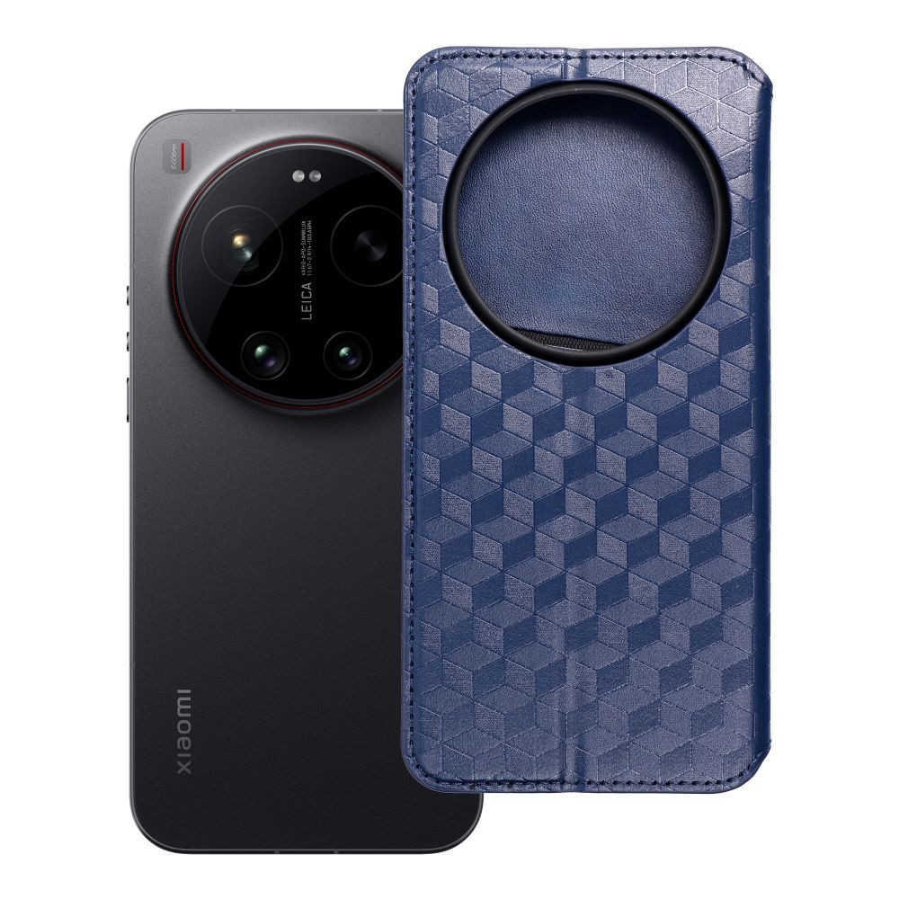 Flip case for Xiaomi 17 ULTRA Cubic Book blue