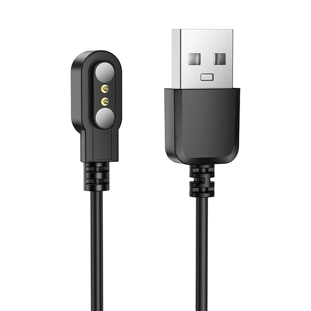 Charging cable for smartwatch Hoco 0,6 m Y26 / Y27 black