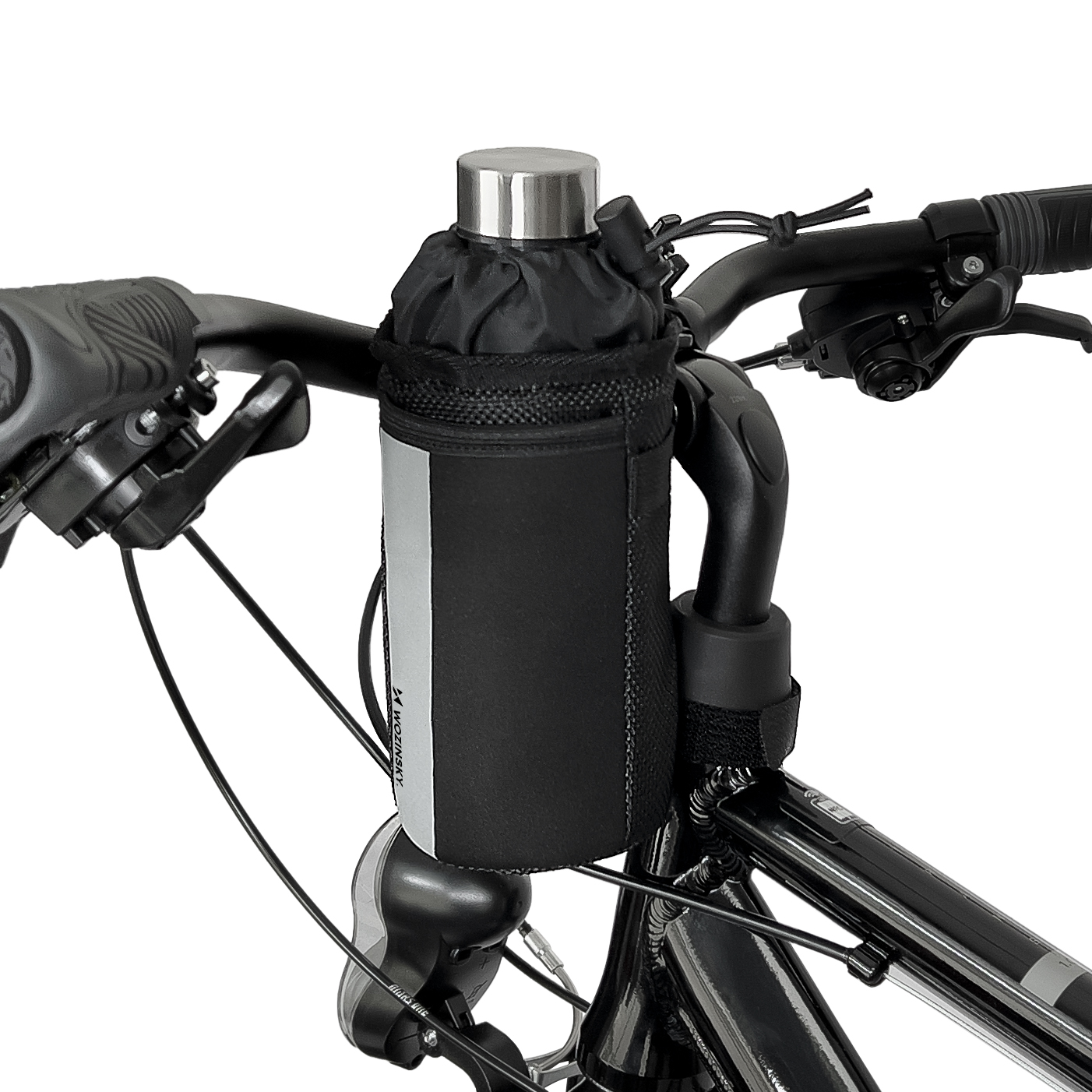 Wozinsky Thermal Bottle Bag for Bike or Scooter 1L Black (WBB29BK)