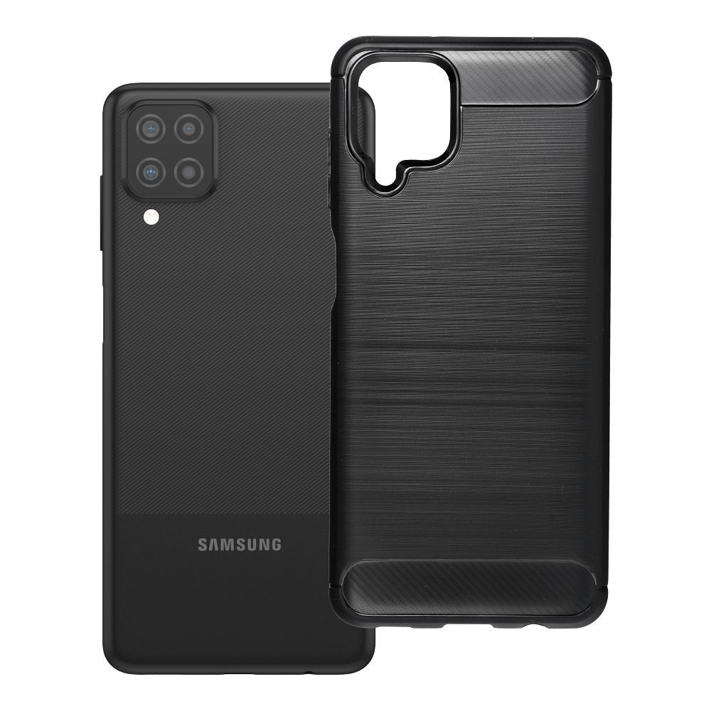 Suojakuori SAMSUNG A12 Carbon 2.0 musta