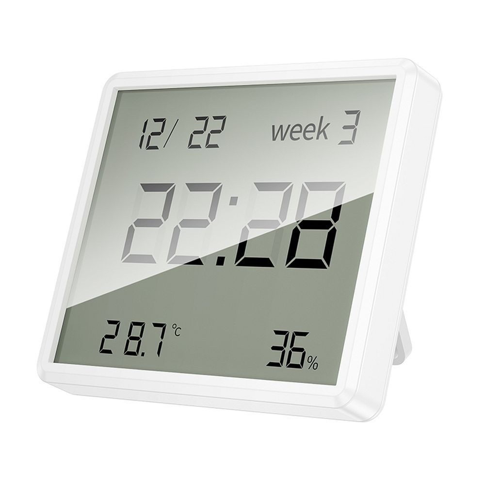 Electronic clock with hygrothermometer Hoco HX41 white