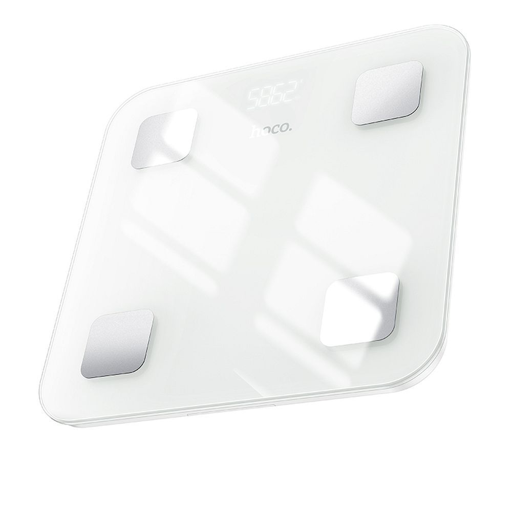 Hoco HI21 Bluetooth kylpyhuoneen vaaka valkoinen