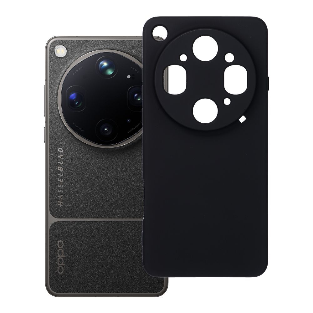 Case for Oppo Find X9 ULTRA Silicone black