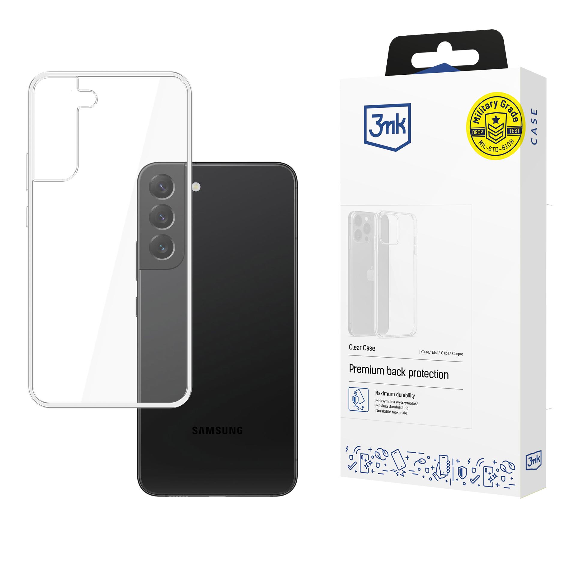 3mk Clear Case läpinäkyvä suojakuori Sam S906 S22 Plus