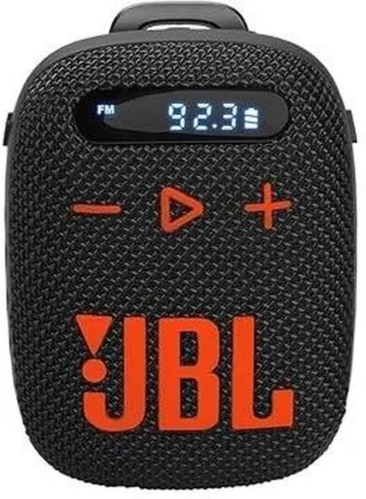 Langaton kaiutin JBL Wind 3 ohjaustangon pidikkeellä musta ja oranssi