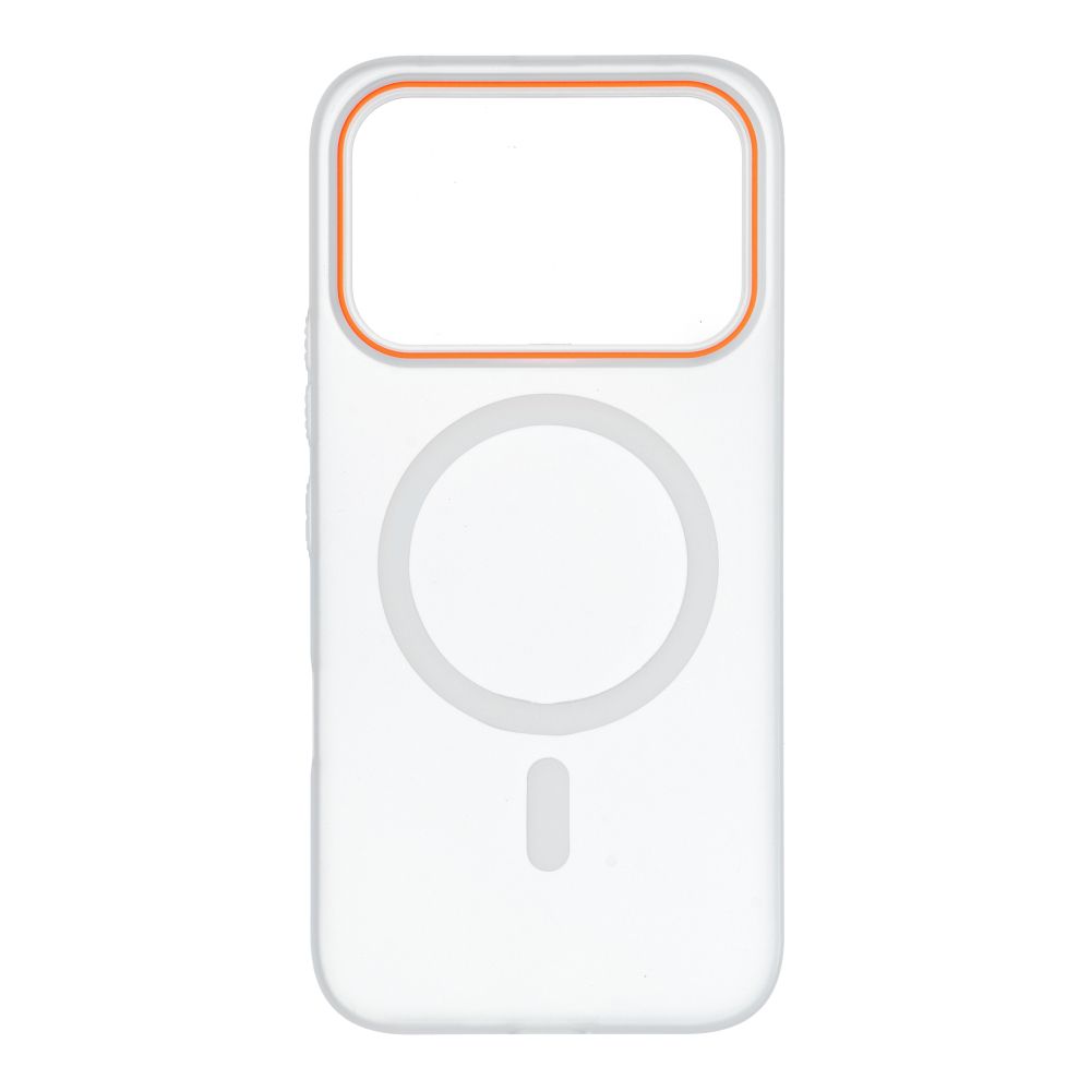 Case for Honor 600 / 600 PRO Go Orange compatible with MagSafe transparent