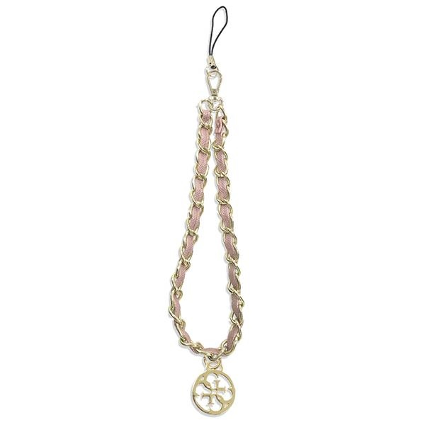 GUESS puhelinhihna GUSTSAS4P (Chain Metal 4G Charm) pinkki