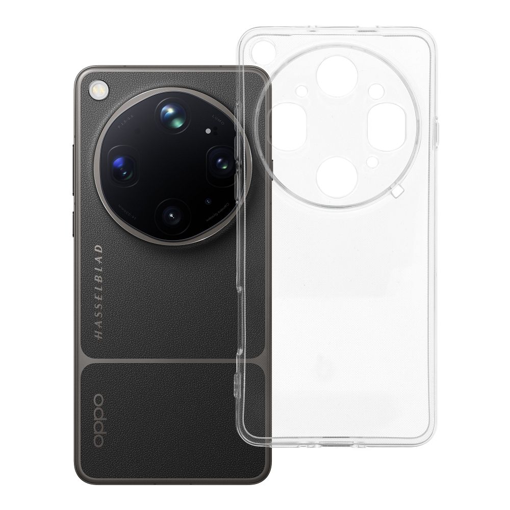 Suojakuori Oppo Find X9 ULTRA Clear Case 2 mm (kameran suojaus) läpinäkyvä