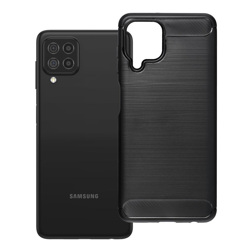 Suojakuori Samsung A22 LTE ( 4G ) Carbon 2.0 musta