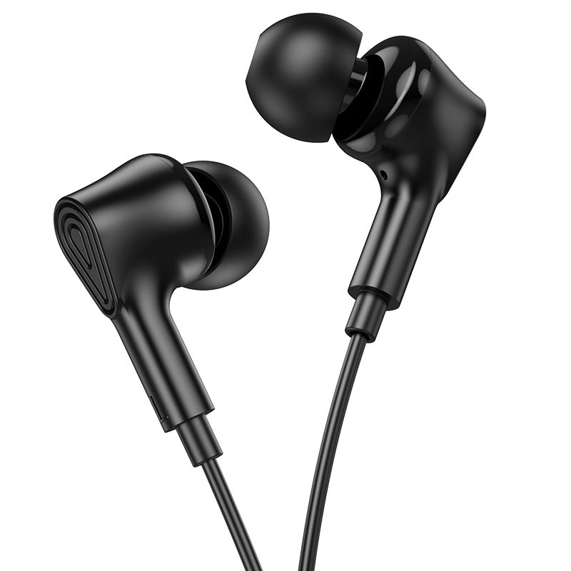 Hoco M102 langalliset nappikuulokkeet Jack 3,5mm - musta