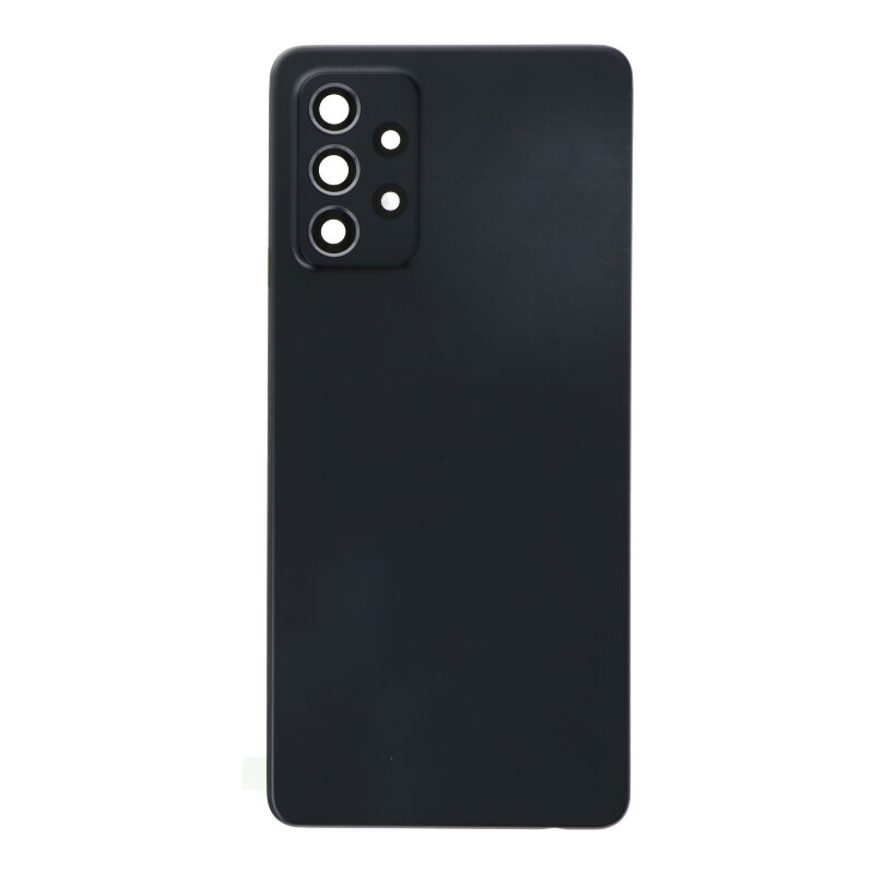 Takakansi Samsung A72 4G A725 / A72 5G A726 musta (kameran lasilla) OEM