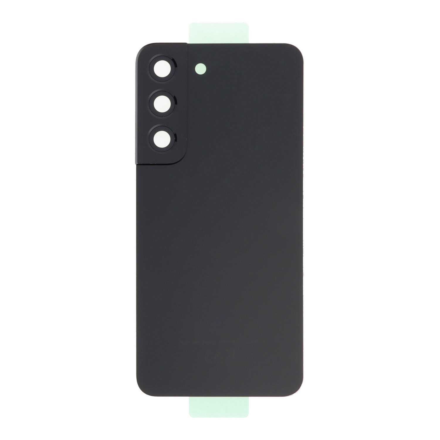 Galinis dangtelis Samsung S22 5G S901 Phantom Black (su kameros stikliuku) OEM