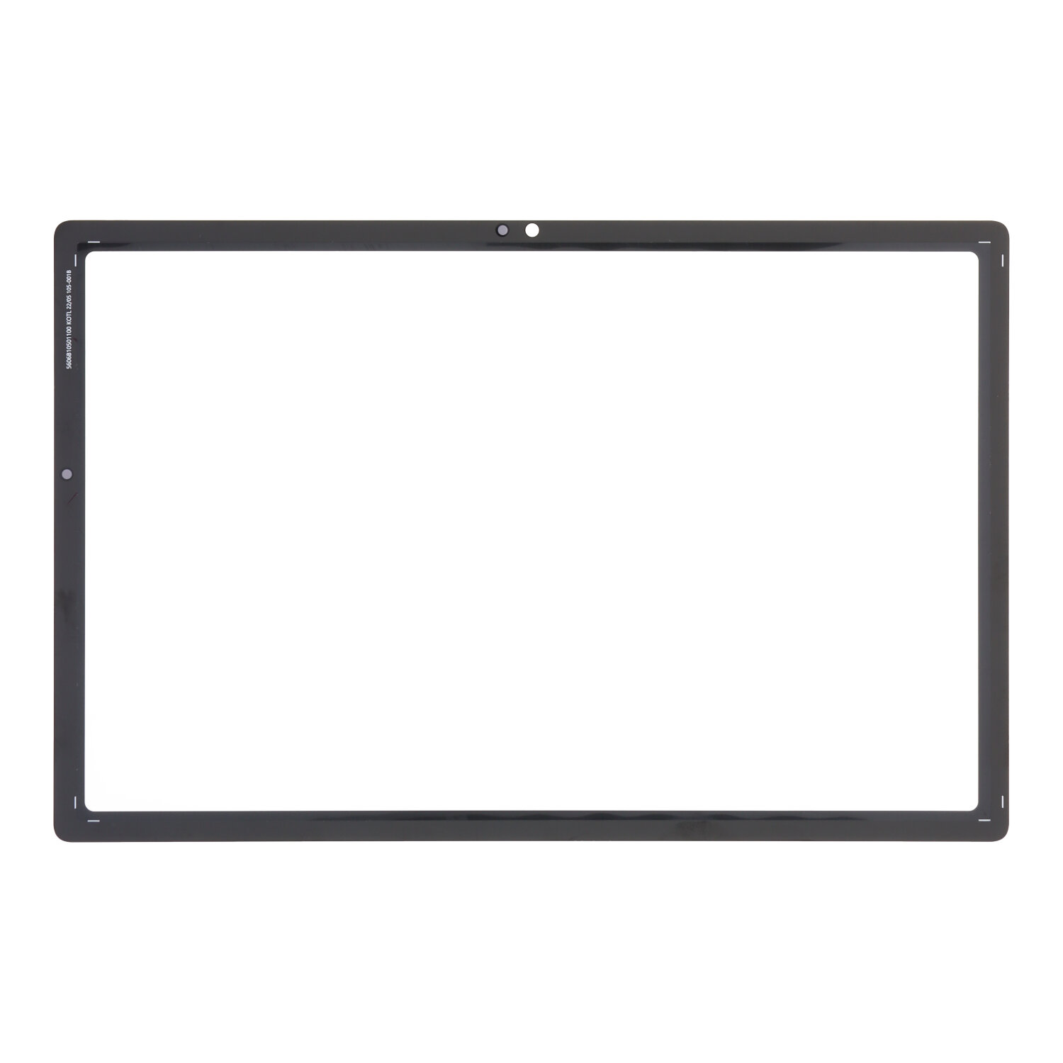 LCD-lasi Samsung Tab A8 10.5 2021 X200 / X205 OCA:lla, musta