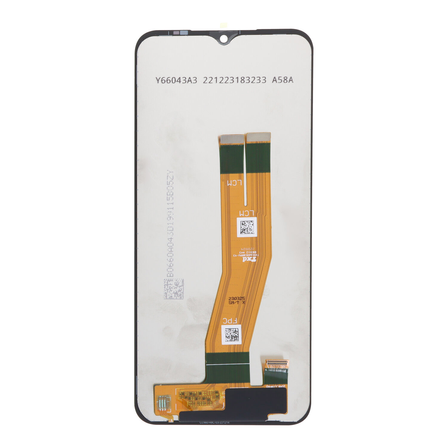Näyttö Samsung A14 4G A145 2023 kosketuslasilla musta ORG
