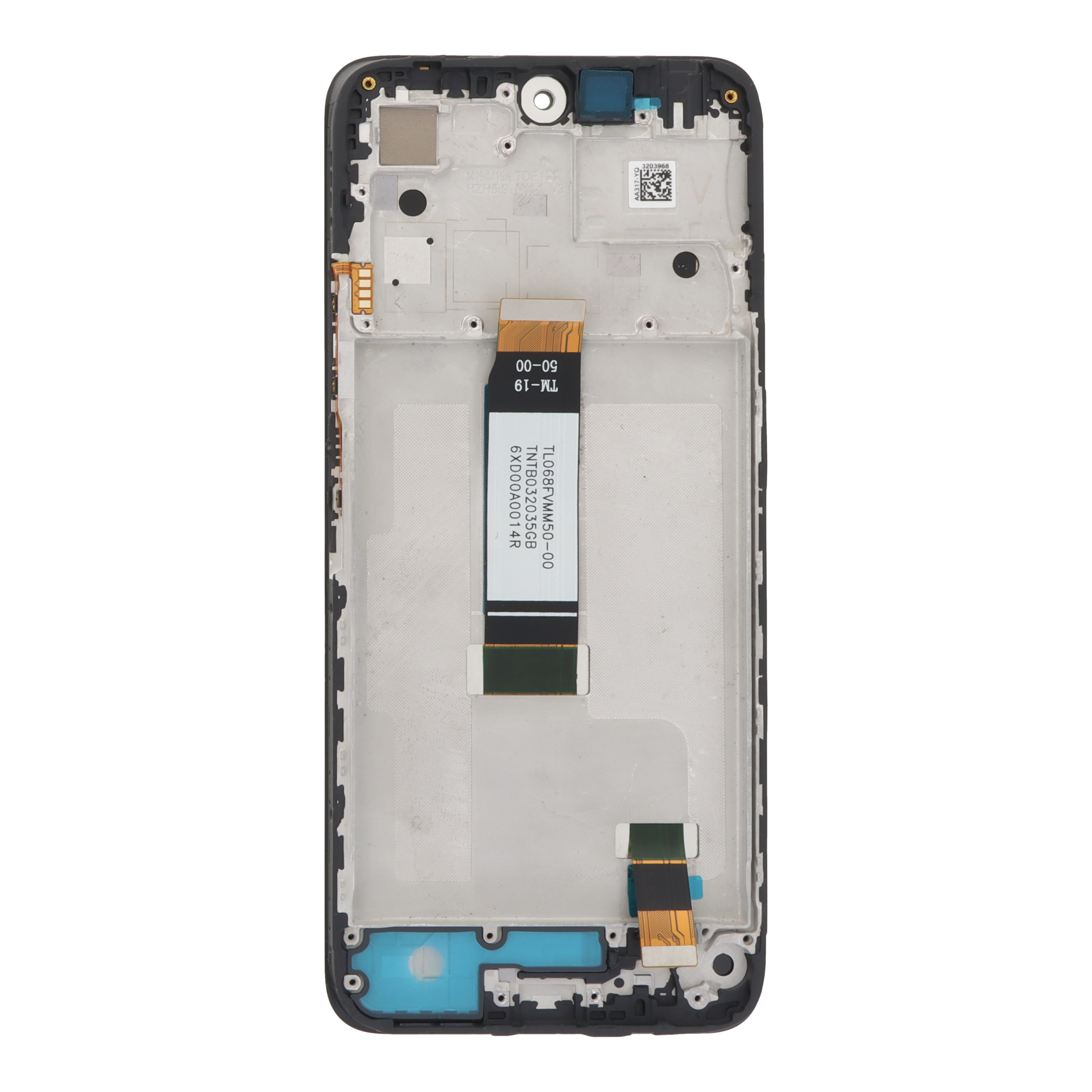 Näyttö Xiaomi Redmi 12 4G / Redmi 12 5G / Poco M6 Pro 5G kosketuslasilla ja kehyksellä musta OEM
