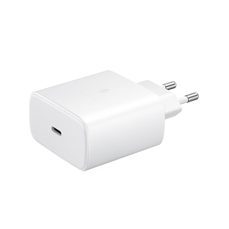 Laturi Samsung Super Fast Charging (Type-C) EP-TA845 45W, valkoinen, no logo