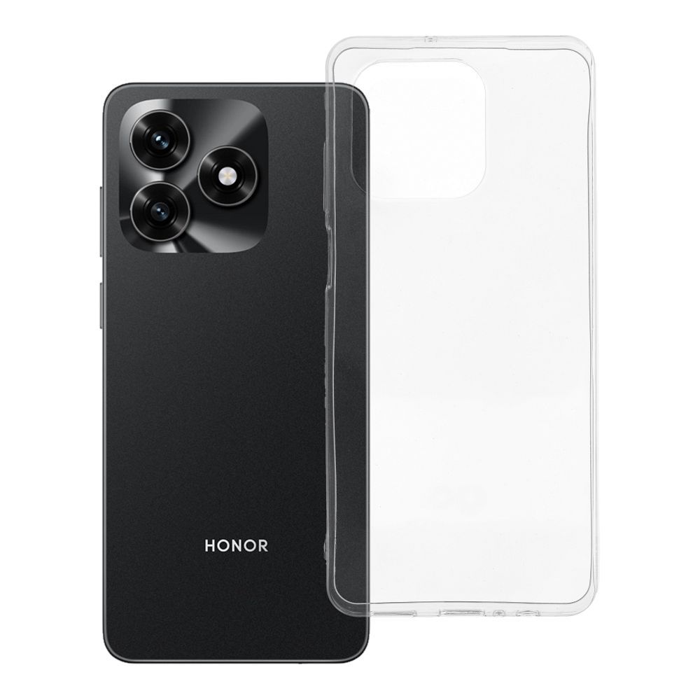 Takakuori Honor X5c PLUS:lle Ultra Slim 0,5 mm, läpinäkyvä