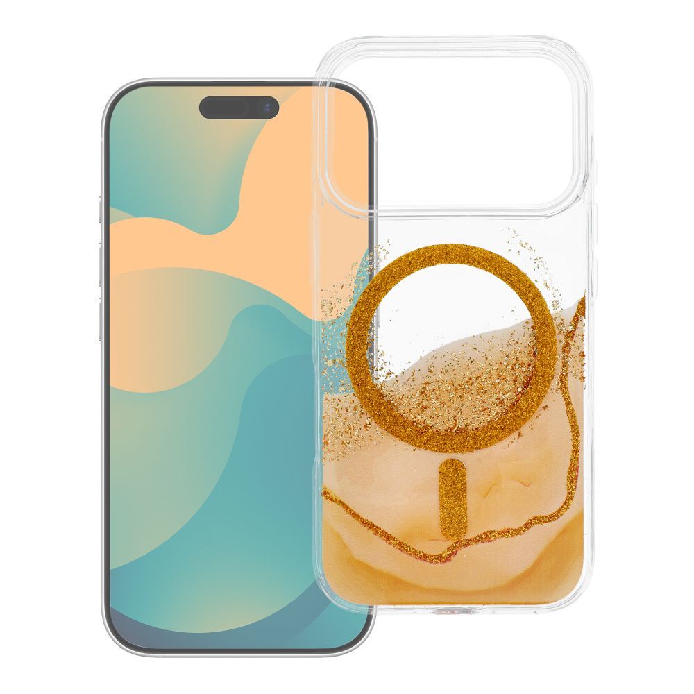 MagSafe-yhteensopiva Golden-suojakuori iPhone 16, kultainen