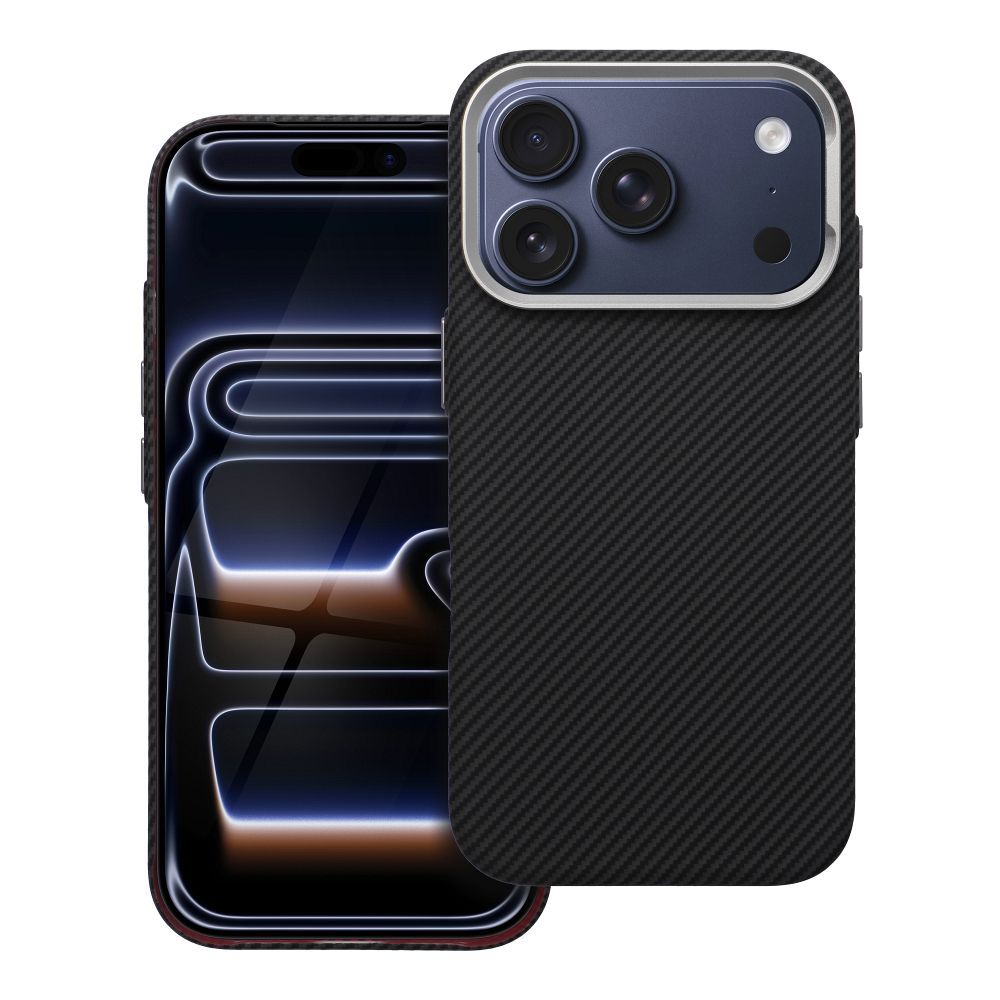 Case for iPhone 17 AIR K-Look compatible with MagSafe black