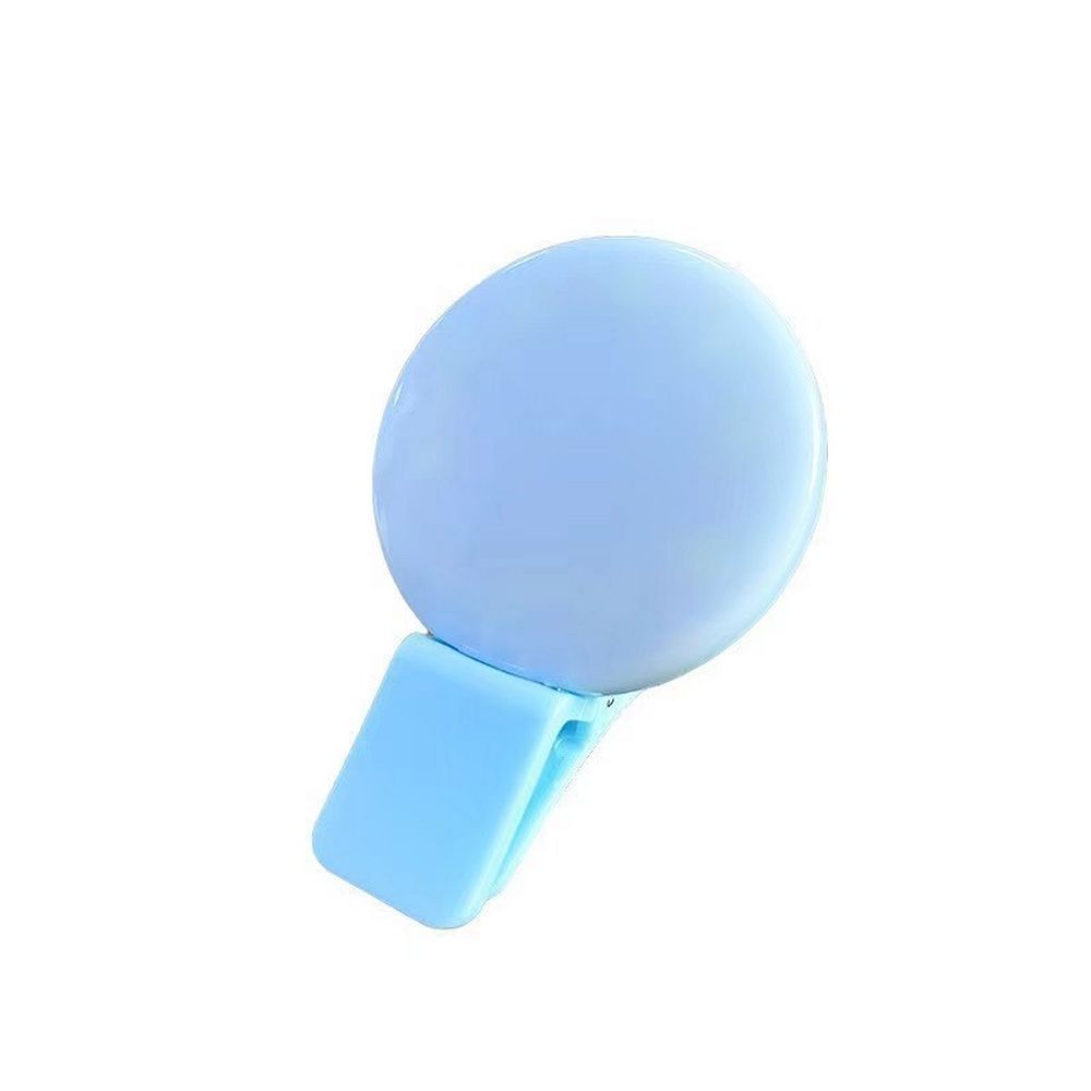 LED-rengaslamppu selfie-kuvaukseen puhelimeen Mini Q sininen