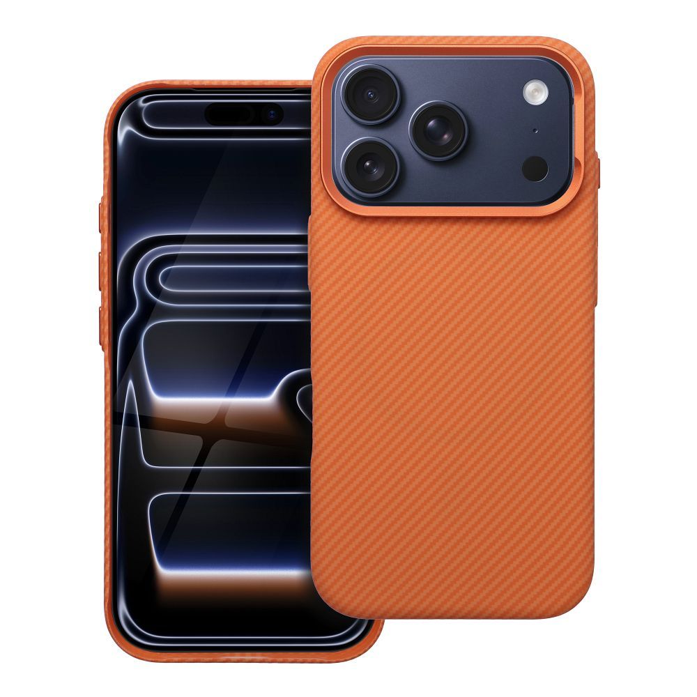 Case for iPhone 16e (SE4 2025) / 17e K-Look compatible with MagSafe orange