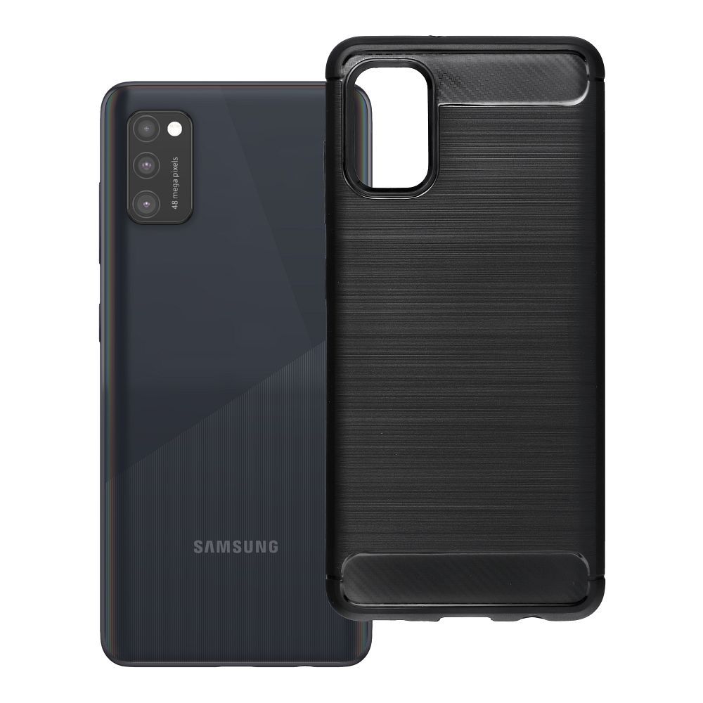Suojakuori Samsung A41 Carbon 2.0 musta