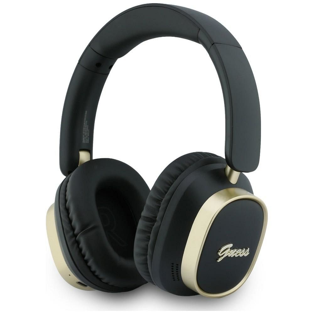 Wireless headphones Guess ENC Rectangle Metal Script black
