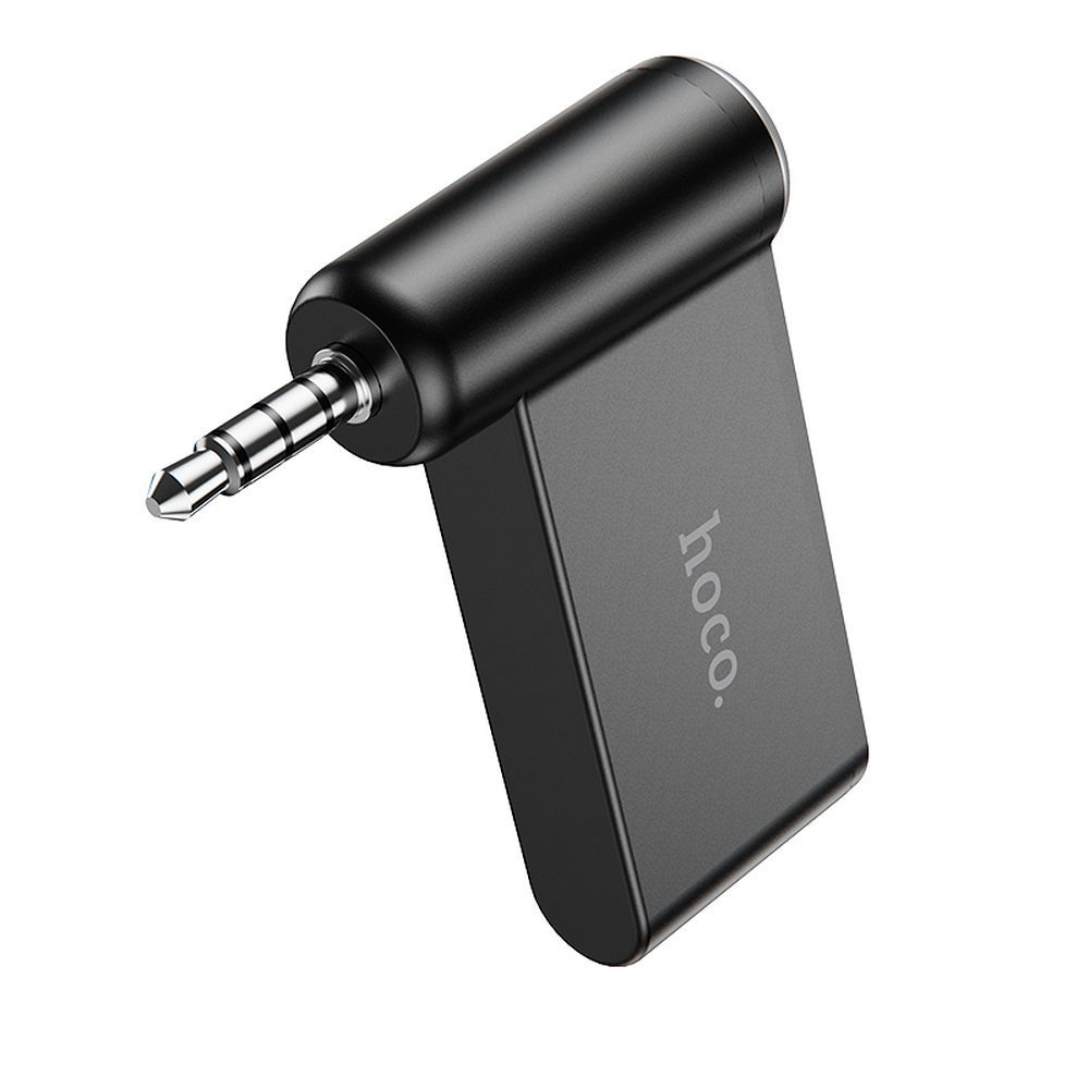 Hoco Bluetooth AUX-vastaanotin Jack 3,5mm E58 Musta