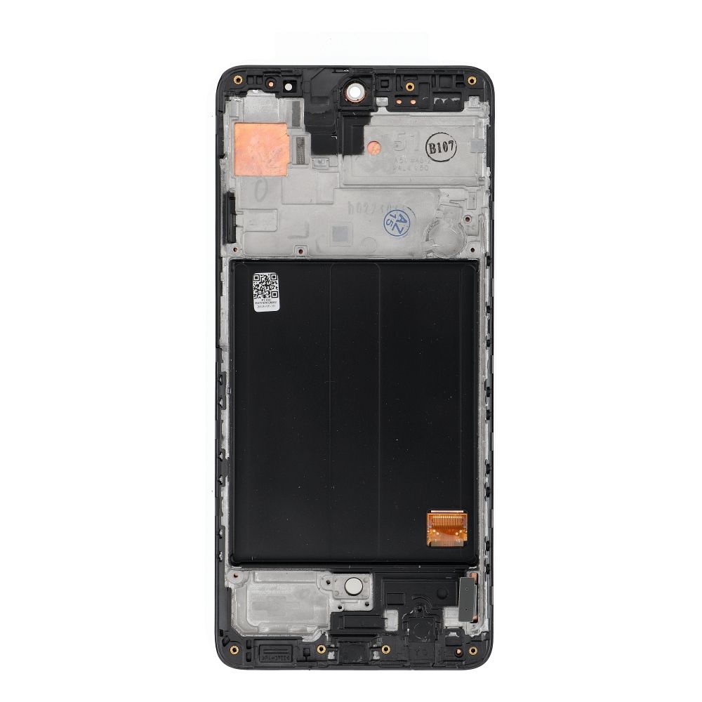 FIXCELL lcd display for SAMSUNG A51 4G AMOLED with frame black (change glass)