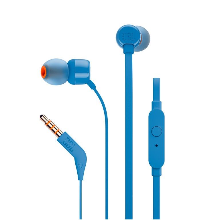 Langalliset kuulokkeet Jack 3,5 mm JBL T110 sininen
