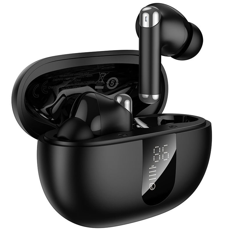 HOCO langattomat Bluetooth-kuulokkeet TWS ANC ENC EQ26 mustat