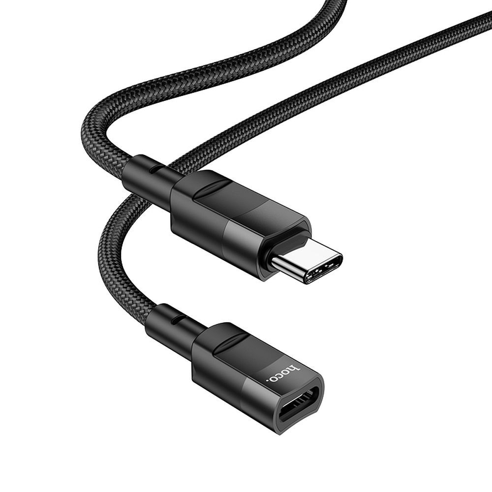 Sovitin Hoco (U107) USB-C - USB-C (OTG) 3A 1,2m musta
