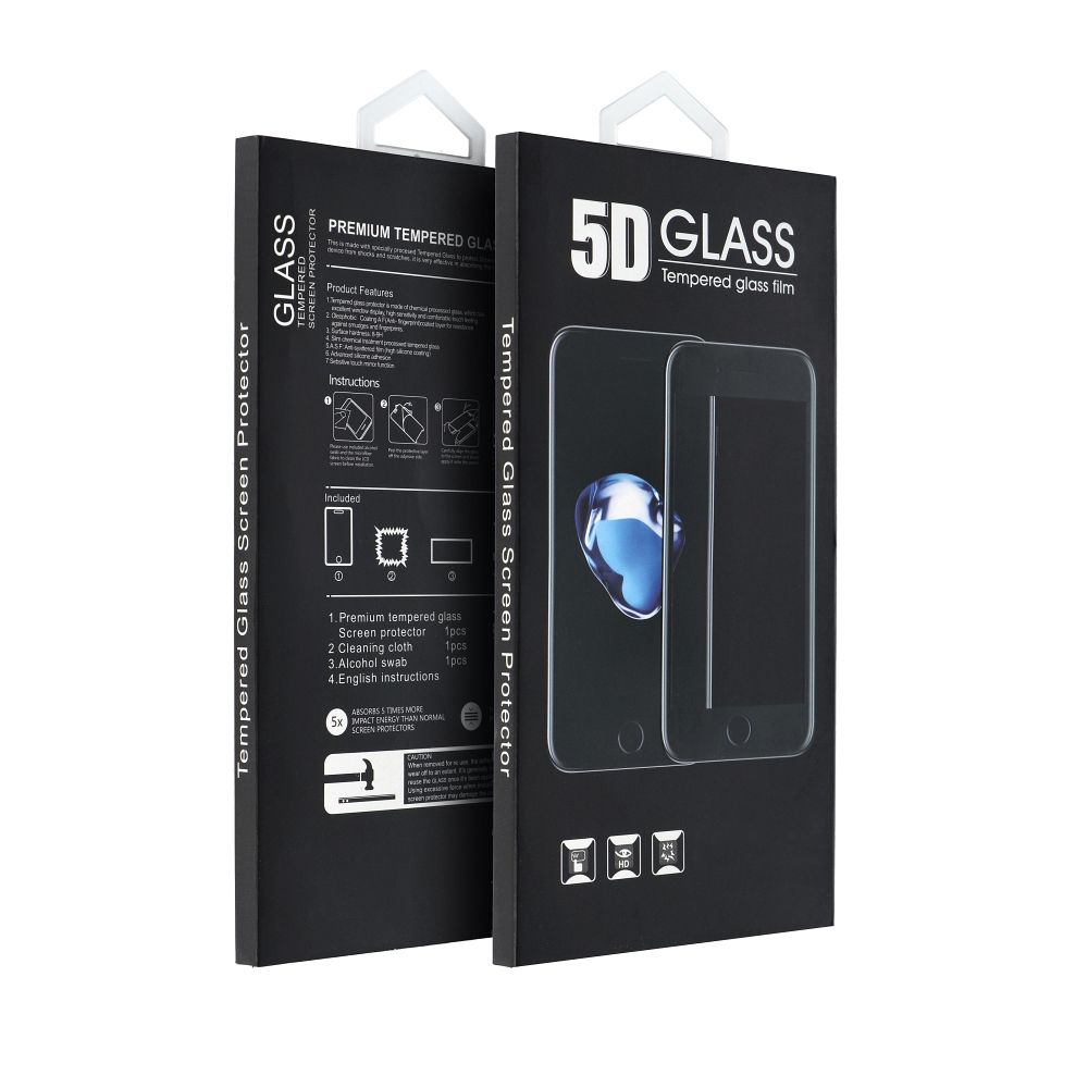 5D Full Glue Tempered Glass - for REALME 16 PRO black