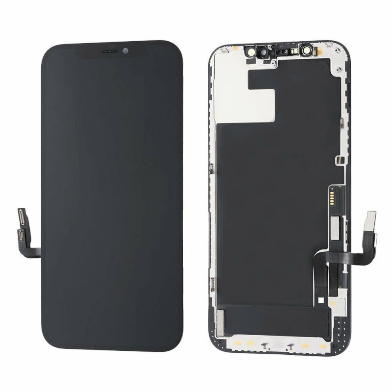 Näyttö Apple iPhone 12 / 12 Pro kosketuslasilla OEM Soft OLED (Self-Diagnosable)