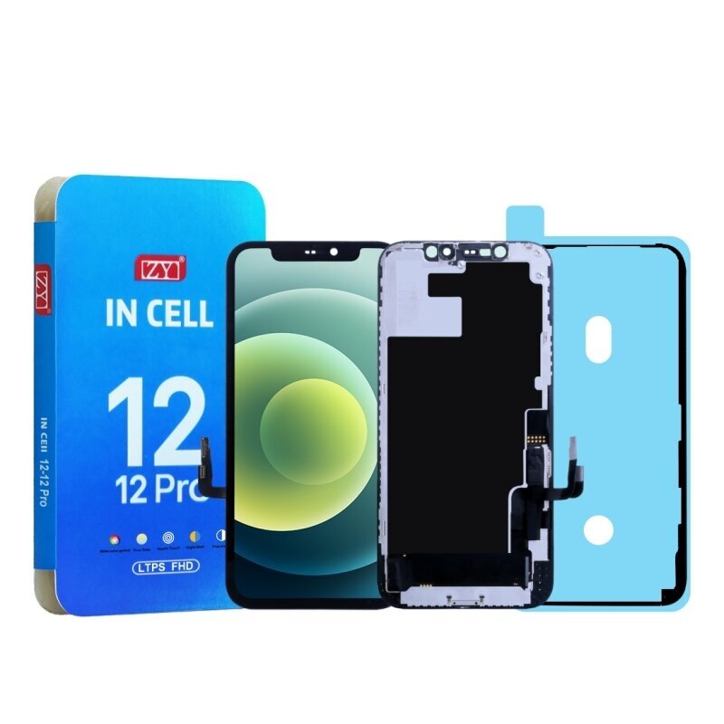Näyttö Apple iPhone 12 / 12 Pro kosketuslasilla ZY Incell LTPS Premium (Removable IC)