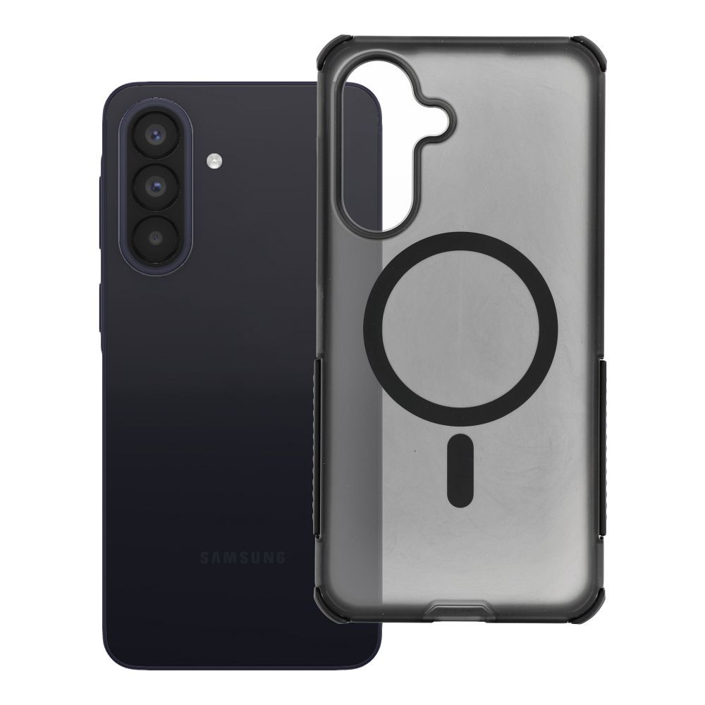Case for Samsung A57 Forcell F-Protect BumperX Premium compatible with MagSafe black